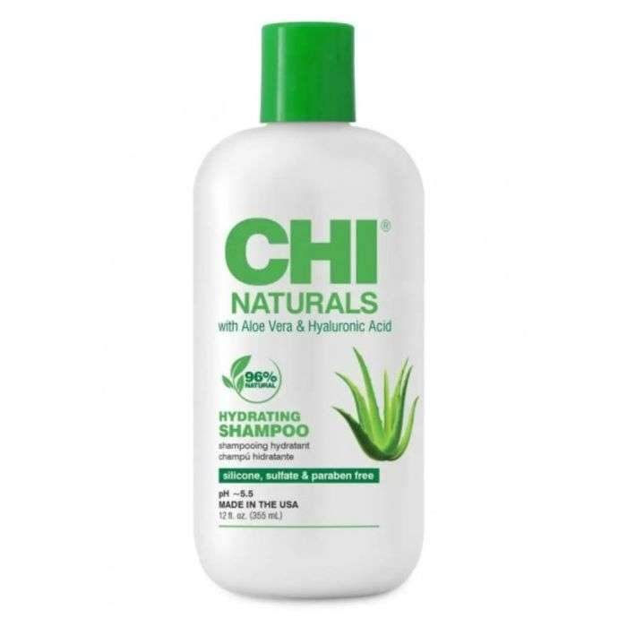 chi-chi-naturals-aloe-vera-et-hyaluronique-acide-shampooing-hydratant-355-ml-shampoings-usage-frequent-global-para-prix-Maroc CHI NATURALS ALOE VERA ET HYALURONIQUE ACIDE SHAMPOOING HYDRATANT 355 ML – Image 1