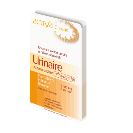 chrono-urinaire-nova-para-pharmacie-maroc-prix-livraison ACTIVA CHRONO Urinaire 15 Gélules Complément Alimentaire Confort Urinaire – Image 1