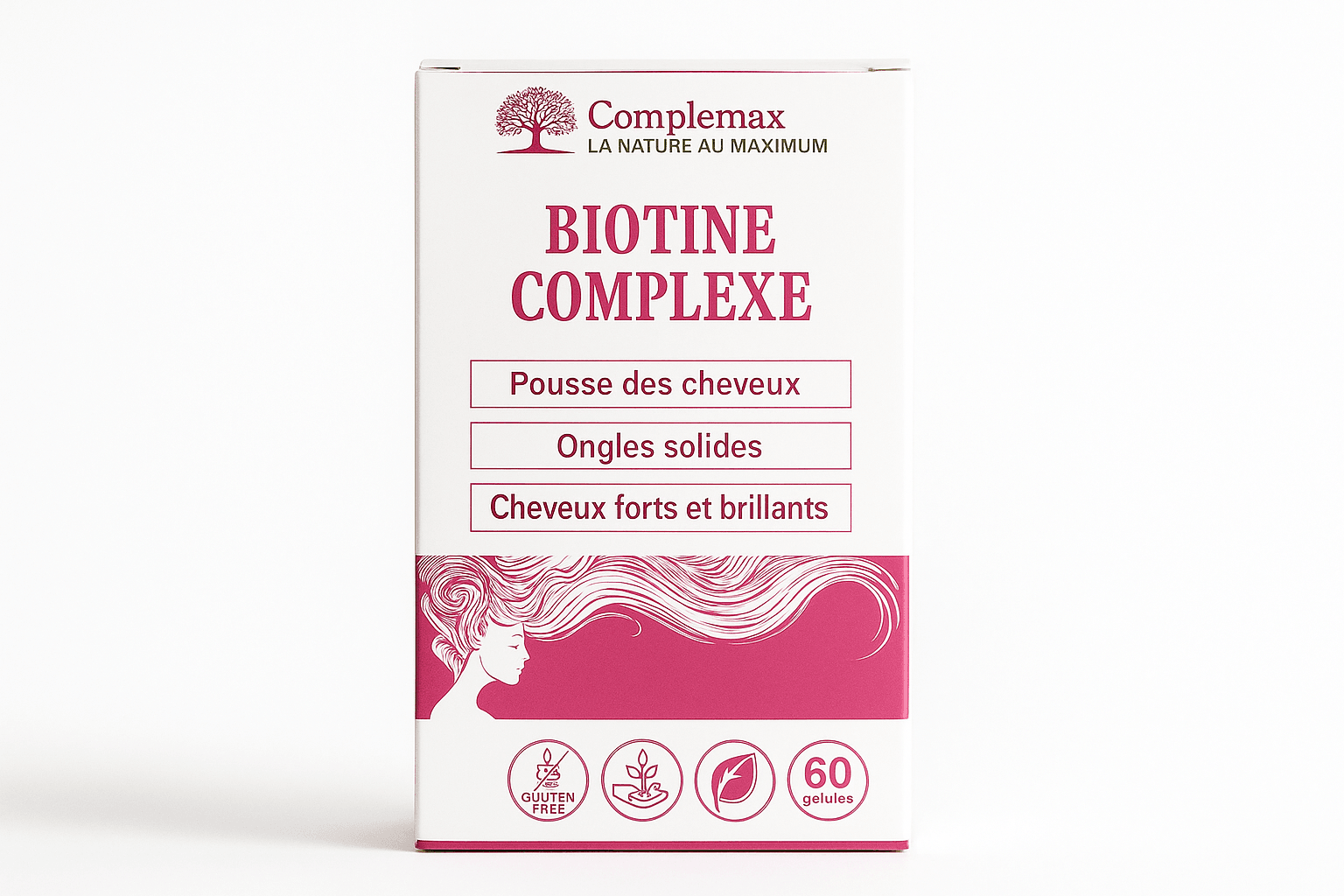 complemax-biotine-complexe-standardis_ea09452b-707e-4455-860c-541ddd114961 Complemax Biotine Complexe Beauté Cheveux Ongles Peau - 60 Gélules – Image 1