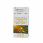 COMPLEMAX Vitamine K2+D3 60 Gélules Complément Os Immunité Calcium Absorption