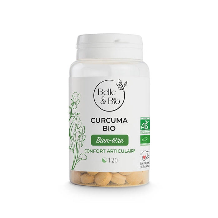 crcmb_curcuma-bio-_pf00000342_p1_2_-nova-para-pharmacie-maroc-prix-livraison-1 BELLE & BIO Curcuma 120 Gélules Bio Complément Alimentaire Anti-Inflammatoire Articulations Digestion – Image 1