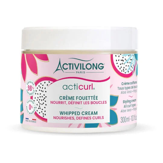 creme-fouettee-acticurl-a28627-1-3-nova-para-pharmacie-maroc-prix-livraison ACTIVILONG Acticurl Crème Fouettée 300ml Boucles Définies Hydratation Cheveux Bouclés – Image 1