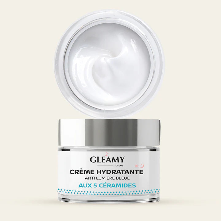 creme_b4753ac8-891e-4306-b874-9595e872942d-nova-para-pharmacie-maroc-prix-livraison-2 GLEAMY Crème Hydratante Anti Lumière Bleue 50ml Soin Visage Protection Écrans – Image 1