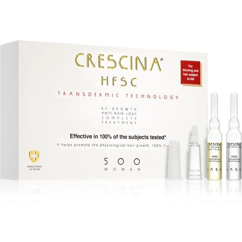 crescina-hfsc-transdermic-500-femme-10-1035ml-20-ampoules Crescina Hfsc Transdermic 500 Femme 10 + 10*3.5ml 20 Ampoules – Image 1