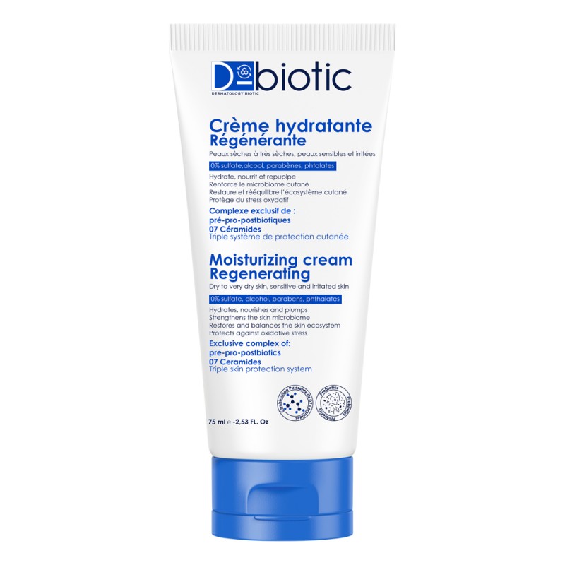d-biotic-creme-hydratante-regenerante-75-ml D-Biotic Crème Hydratante Régénérante 75 ml – Image 1