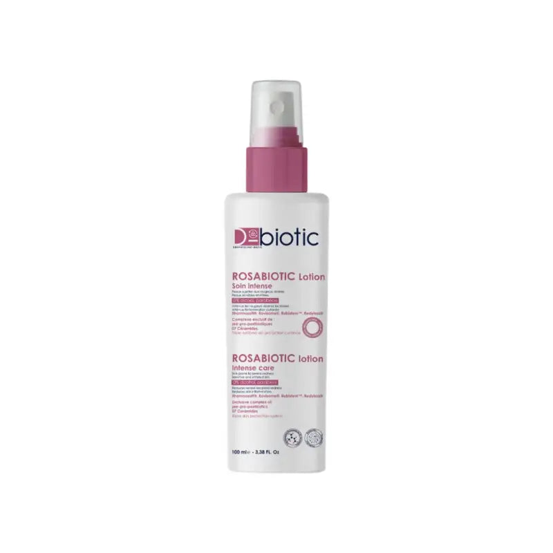 d-biotic-rosabiotic-lotion-soin-intense-100-ml0-nova-para-pharmacie-maroc-prix-livraison D-BIOTIC Rosabiotic Lotion 100ml Lotion Apaisante Anti-Rougeurs Probiotiques – Image 1