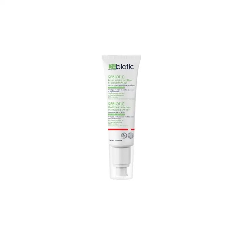 d-biotic-sebiotic-ecran-solaire-matifiant-spf50-50ml D-Biotic Sebiotic Ecran Solaire Matifiant SPF50+ 50ml – Image 1
