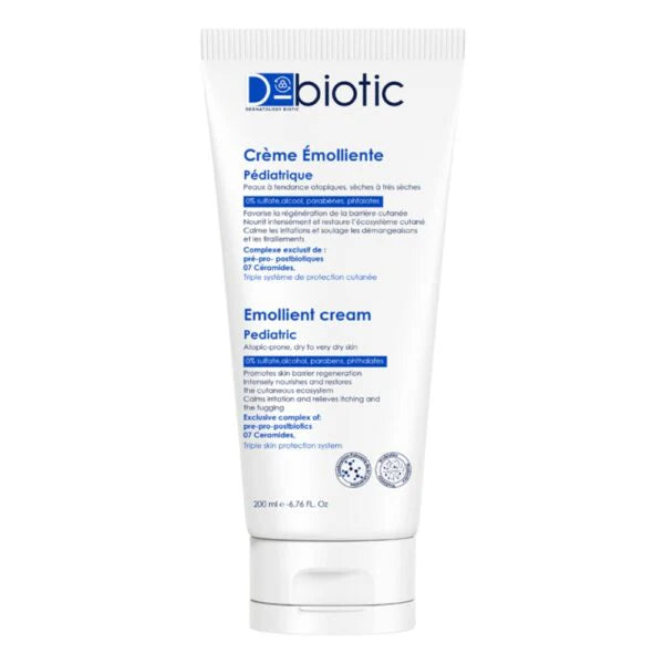 d-bioticcreme D-BIOTIC CRÈME ÉMOLLIENTE PÉDIATRIQUE 200 ML – Image 1