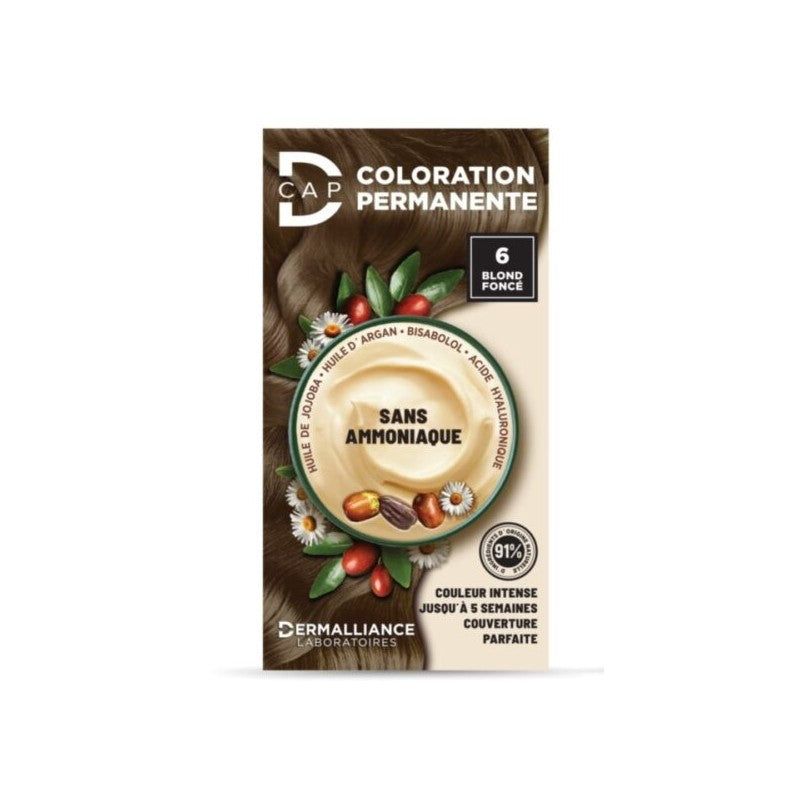 d-cap-coloration-permanente-n6-blond-fonce D-Cap Coloration Permanente N6 Blond Fonce – Image 1