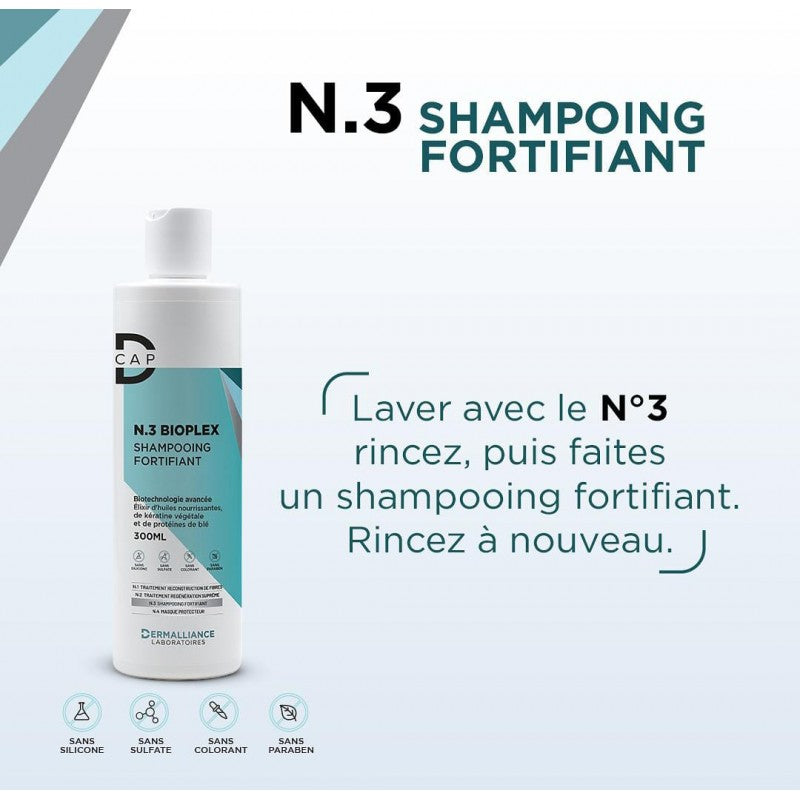 d-cap-n3-bioplex-shampooing-fortifiant-300ml_6e9c2ae5-04a6-41b0-ba4a-57519cfe0398 D-Cap N3 Bioplex Shampooing Fortifiant 300ml – Image 1