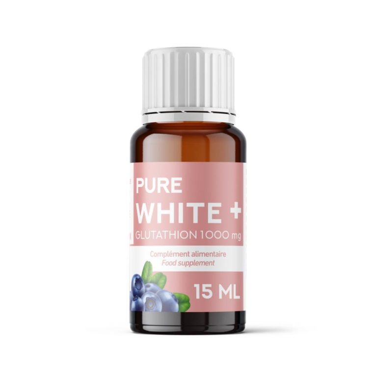 ERIC FAVRE Pure White+ 10x15ml Complément Alimentaire Beauté Peau Éclatante Antioxydant - photo 2