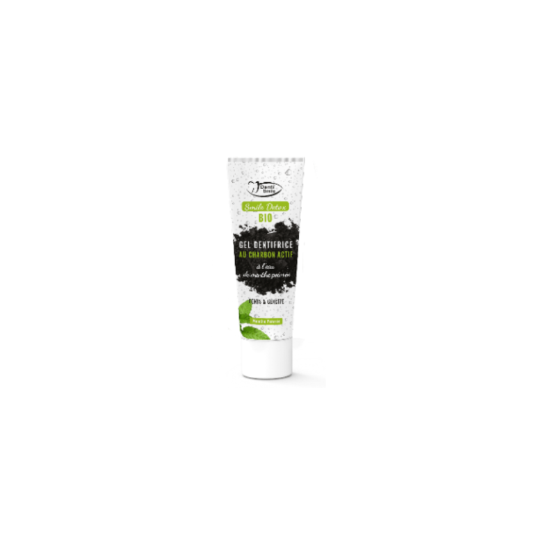 Denti Smile Detox Bio Gel Dentifrice au Charbon Actif Menthe Poivrée - photo 2