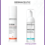 DERMACEUTIC C25 Crème 30ml - Crème Vitamine C 25% Éclat Anti-Âge + Advanced cleanser 40 ml