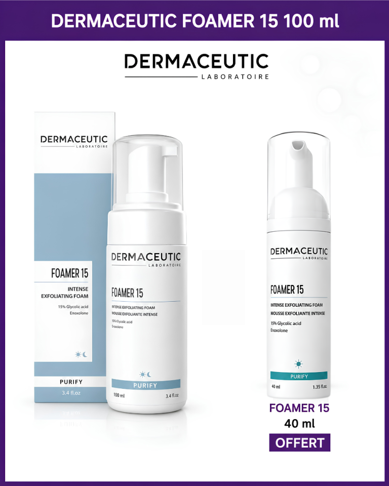 Dermaceutic Foamer 15 Nettoyant Expert 100ml Acide Glycolique Exfoliant + Foamer 15 40 ml - photo 2