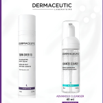 DERMACEUTIC Turnover 40ml - Crème Nuit Renouvellement Cellulaire 15% Acide Glycolique + Advanced cleanser 40 ml