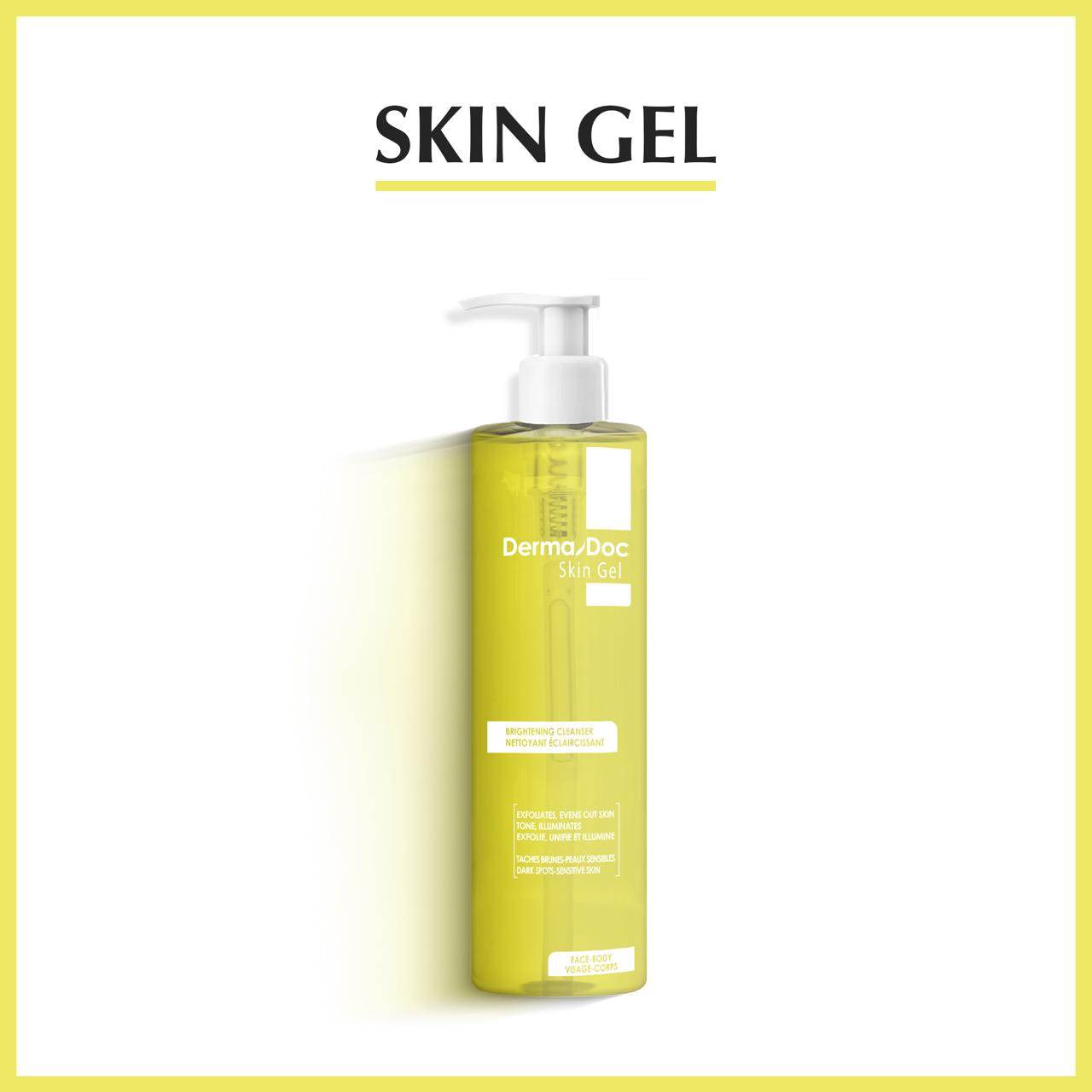 dermadoc-gel-nettoyants-parapharmacie-Nova-para-prix-Maroc DermaDoc Gel Nettoyant Eclaircissant 200ml