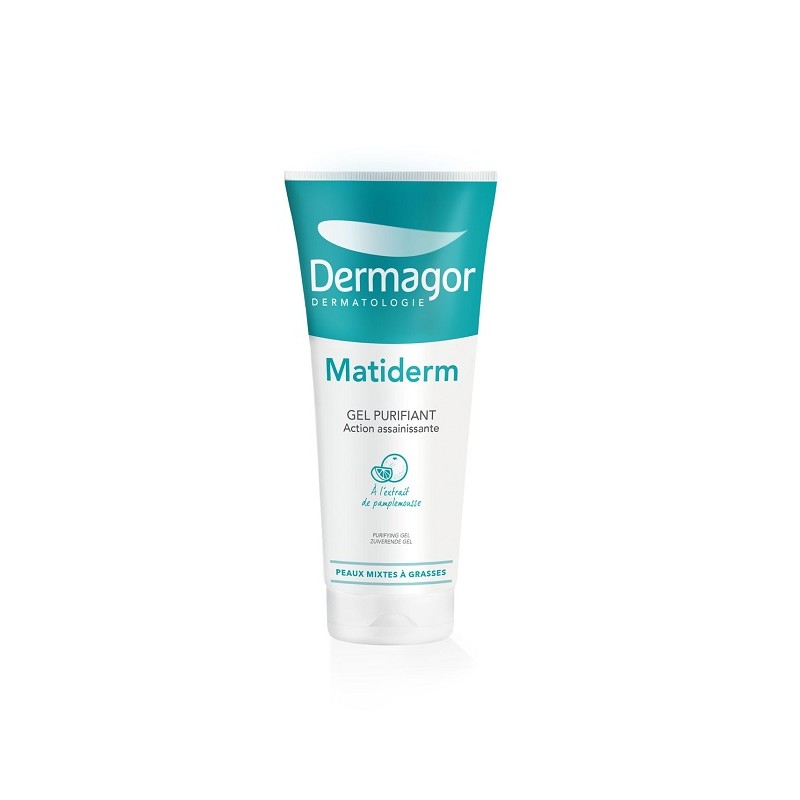 dermagor-matiderm-gel-purifiant-200-ml Dermagor Matiderm Gel Purifiant 200 ml – Image 1