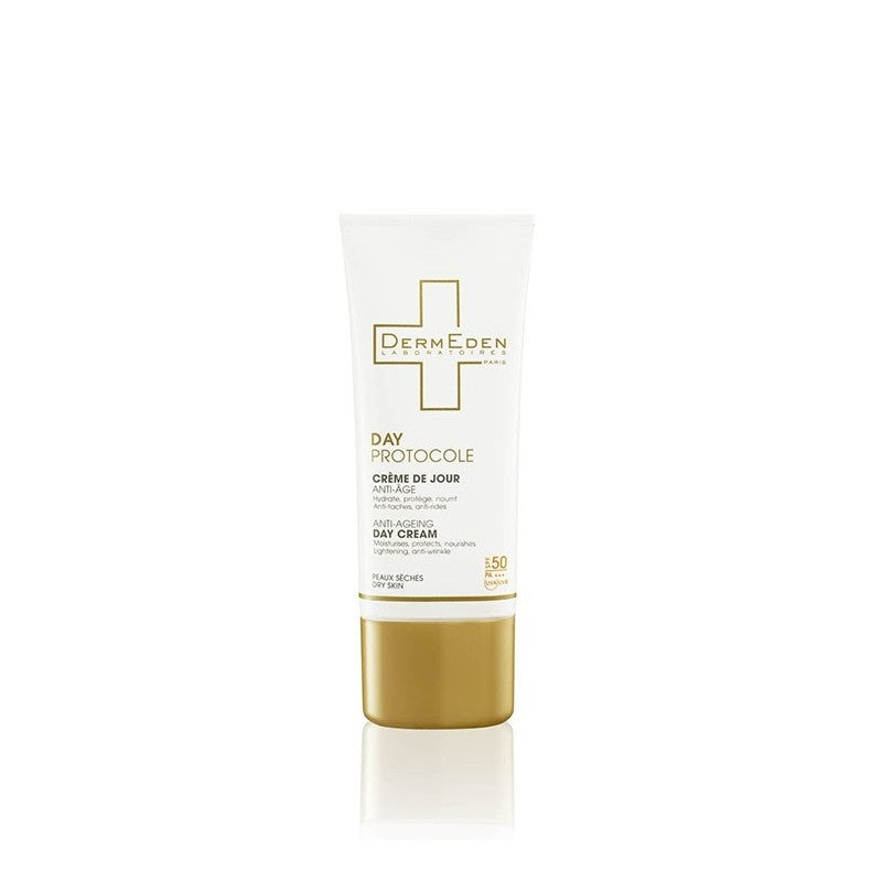 dermeden-day-protocole-creme-jour-anti-age-peaux-seches-50-ml Dermeden Day Protocole Crème Jour anti-Âge Peaux Sèches 50 ml – Image 1