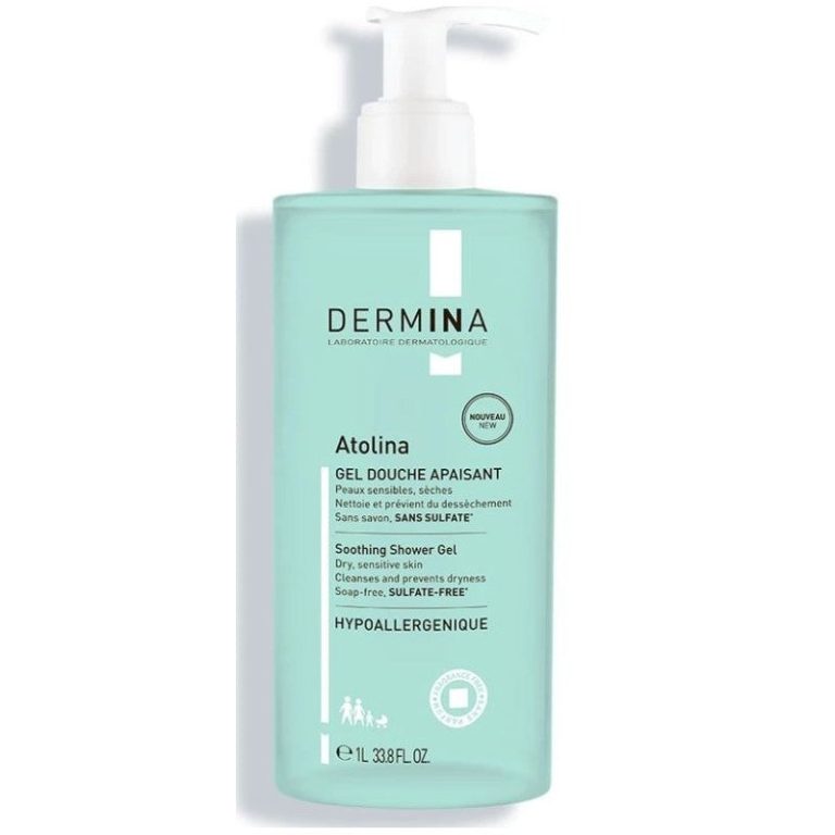 Dermina Atolina Gel Douche Apaisant 1l - photo 2