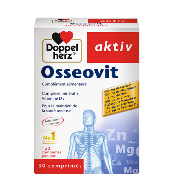 dfxer Doppel Herz Aktiv Osseovit 30 Comprimes