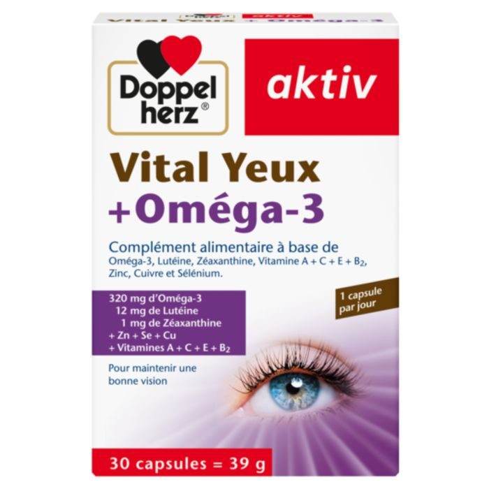 doppelherz-aktiv-vital-yeux-omega3-30-capsules-Nova-para-prix-Maroc-1 DOPPELHERZ AKTIV VITAL YEUX +Oméga-3 30 Capsules – Image 1