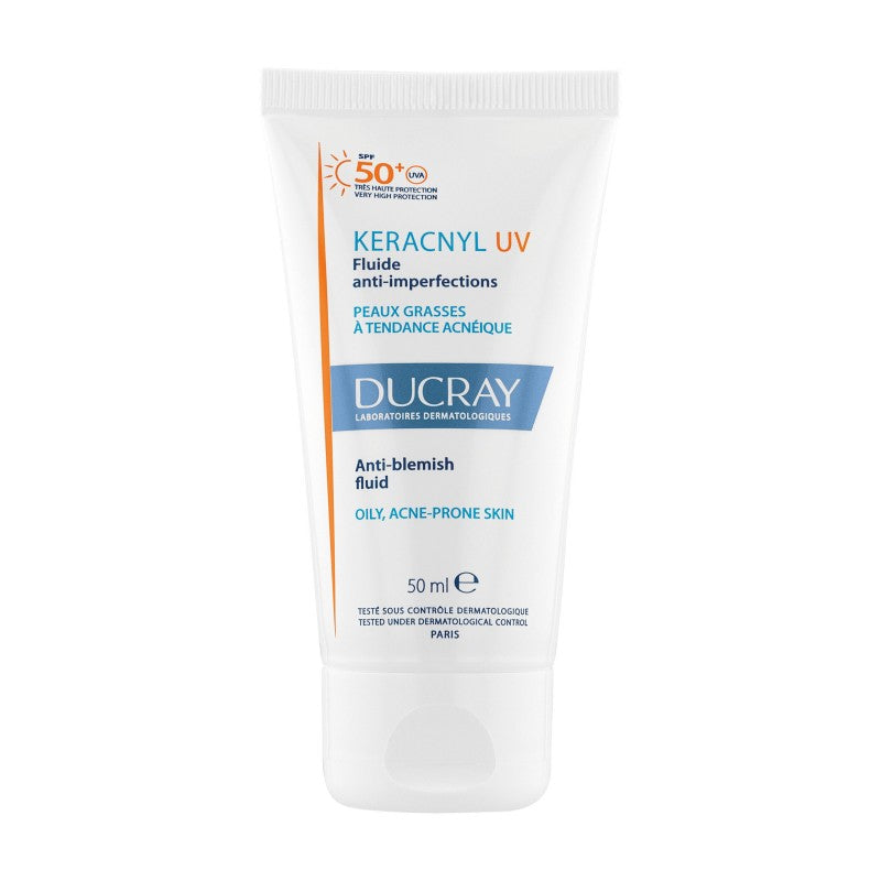 ducray-keracnyl-uv-fluide-anti-imperfections-spf50-50-ml Ducray Keracnyl UV Fluide anti-Imperfections SPF50+ 50 ml – Image 1
