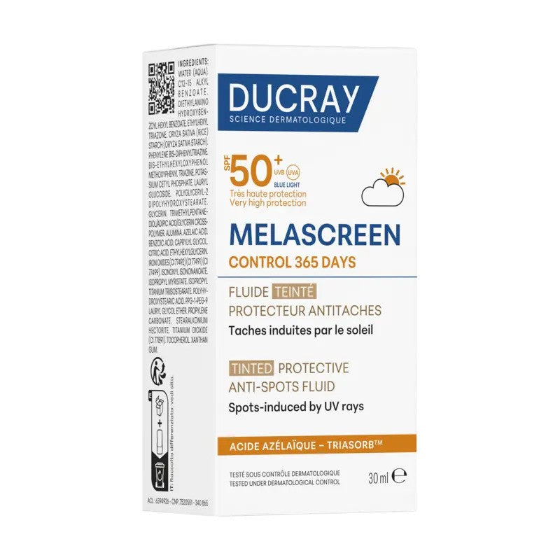 ducray-melascreen-fluide-teinte-protecteur-antitaches-0spf50-30ml-nova-para-pharmacie-maroc-prix-livraison DUCRAY Melascreen Control Fluide Teinté SPF50+ 30ml Anti-Taches Protection Solaire – Image 1