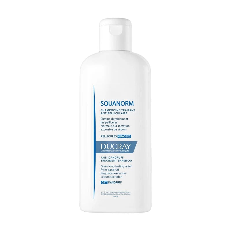 ducray-squanorm-shampooing-traitant-pellicules-grasses-200-ml Ducray Squanorm Shampooing Traitant Pellicules Grasses 200 ml