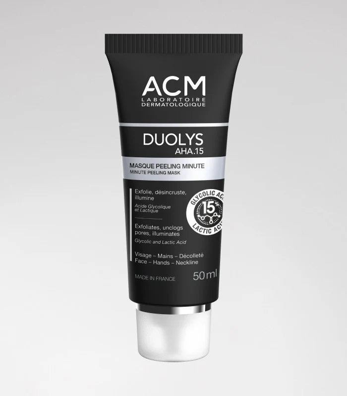 duolys-aha-15-nova-para-pharmacie-maroc-prix-livraison ACM Duolys AHA.15 Masque Peeling Minute 50ml Exfoliation Intense Éclat Immédiat Renouvellement Cellulaire – Image 1