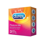 DUREX Pleasure Me 3 Préservatifs Nervurés Perlés Stimulants Plaisir Intense