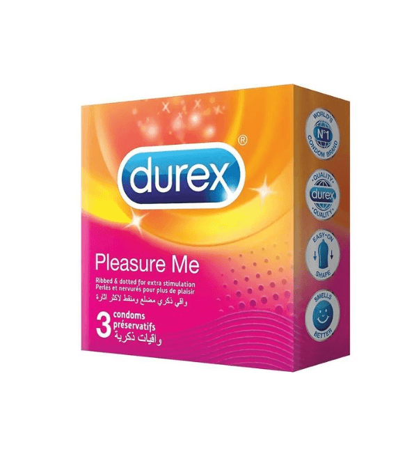 durex-pleasuremax-3-Nova-para-prix-Maroc DUREX Pleasure Me 3 Préservatifs Nervurés Perlés Stimulants Plaisir Intense – Image 1