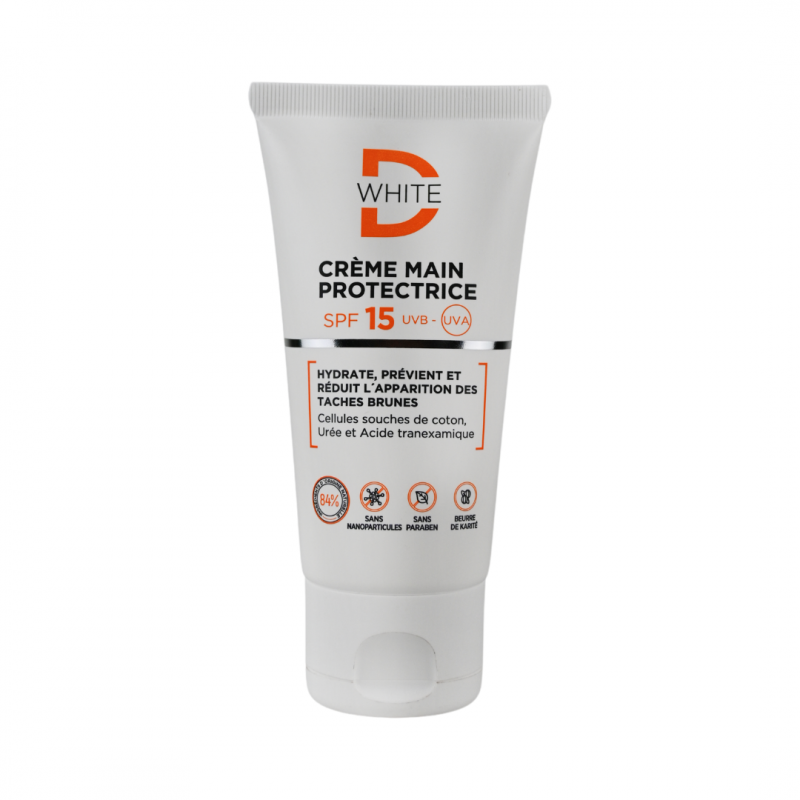 dwhite-creme-mains-protectrice-spf15-50-ml Dwhite Crème Mains Protectrice SPF15 50 ml – Image 1
