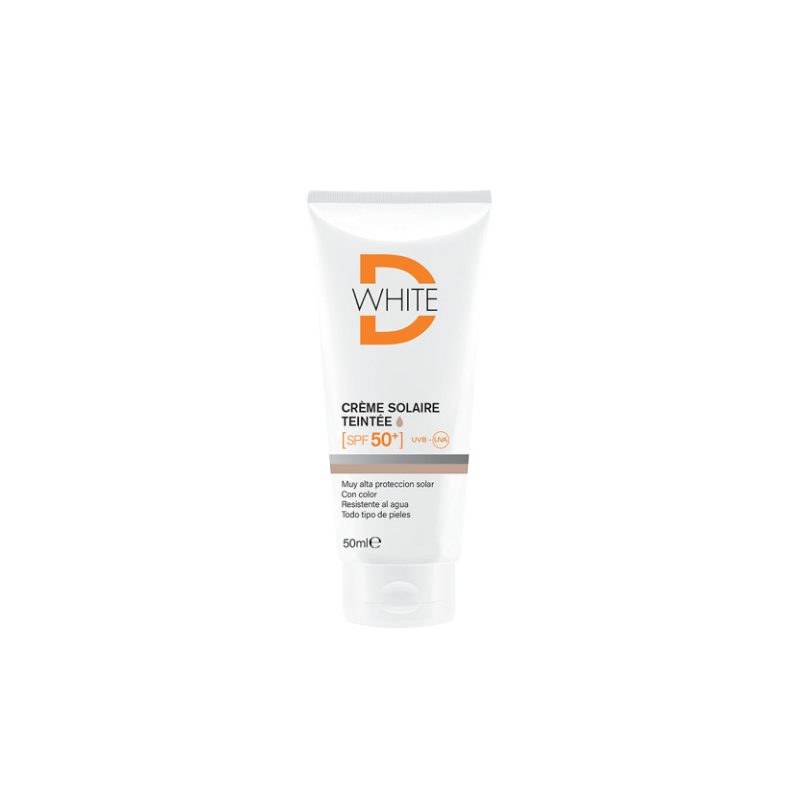 dwhite-creme-solaire-teintee-spf-50-50-ml Dwhite Crème Solaire Teintée SPF 50+ 50 ml – Image 1