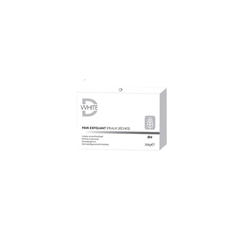dwhite-pain-exfoliant-peaux-seches-ble-200g Dwhite Pain Exfoliant Peaux Sèches Blé 200g – Image 1