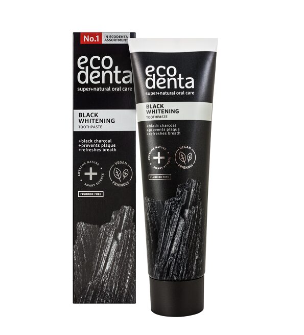 ECODENTA Dentifrice Blanchissant Charbon Actif 100ml Soin Dentaire Blancheur Naturel - photo 2