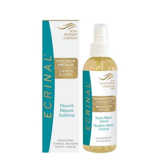 ecrinal-huile-seche-precieuse-200-ml ECRINAL Huile Sèche Précieuse 200ml Nourrissante Protectrice Visage Corps Cheveux – Image 1