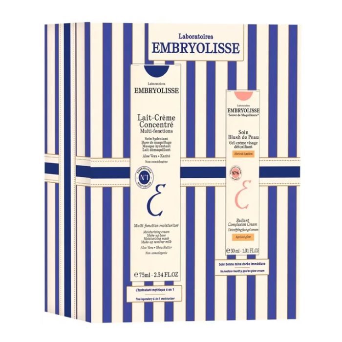 embryolisse-coffret-lait-creme-concentre-75ml-soin-blush-30ml-nova-para-pharmacie-maroc-prix-livraison EMBRYOLISSE Coffret Lait-Crème Concentré 75ml + Gel-Crème Visage 30ml Hydratation – Image 1