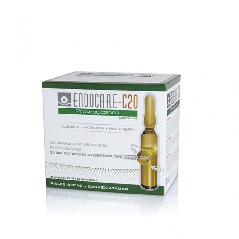 endocare-tensage-c20-ampoules-de-proteoglycanes-30u Endocare Tensage C20 Ampoules de Protéoglycanes 30U – Image 1