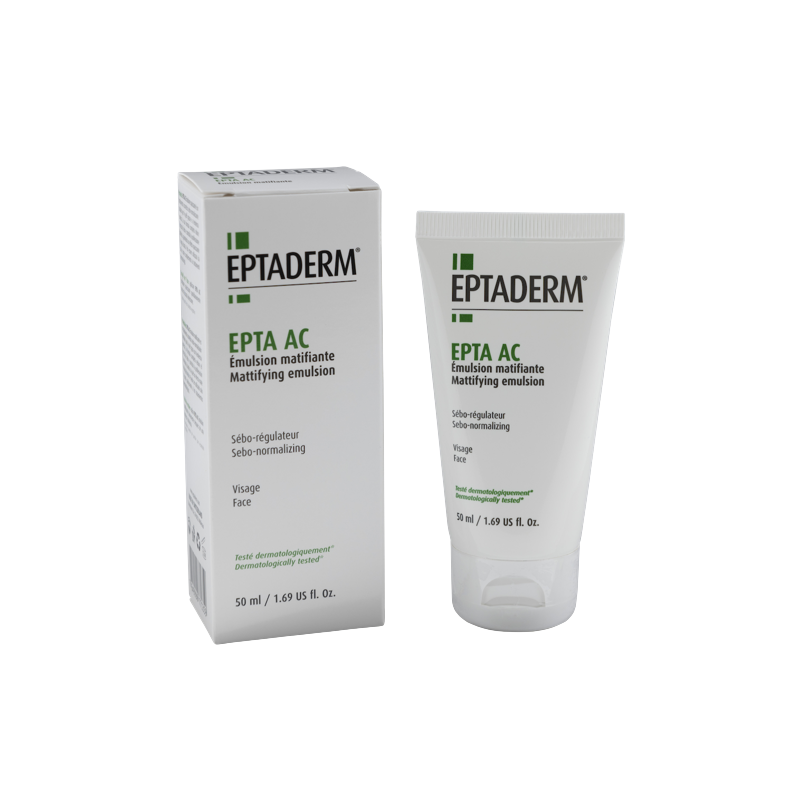 eptaderm-epta-ac-emulsion-matifiante-50-ml Eptaderm Epta AC Émulsion Matifiante 50 ml – Image 1