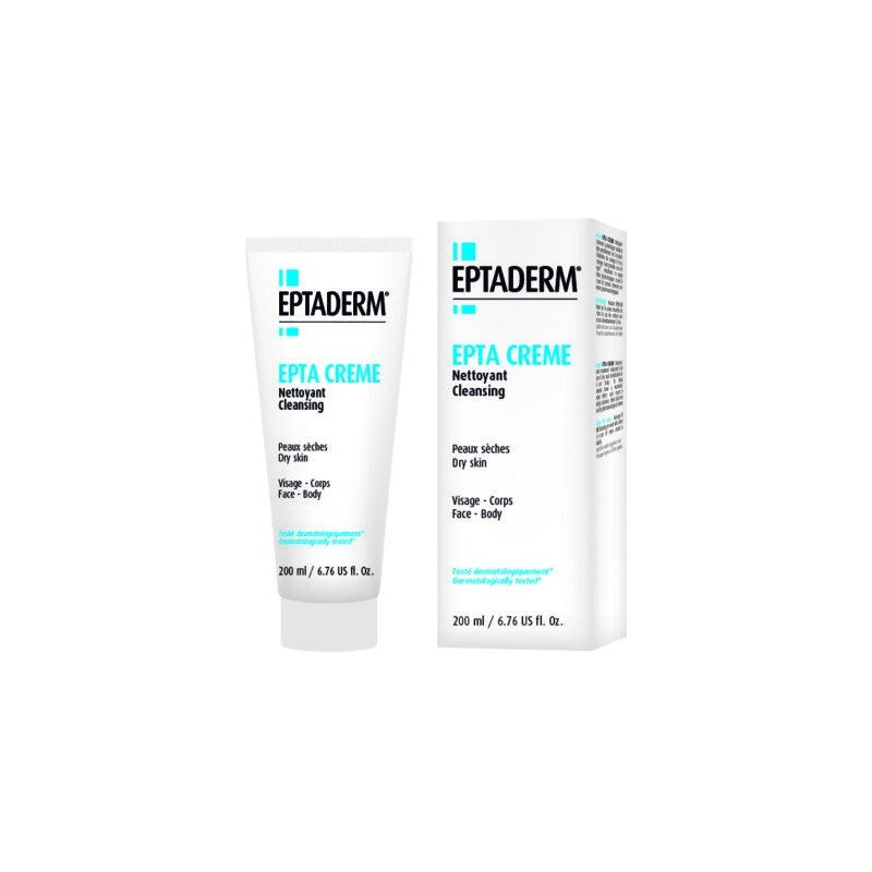 eptaderm-epta-creme-nettoyante-peau-seche-200-ml Eptaderm Epta Crème Nettoyante Peau Sèche 200 ml – Image 1