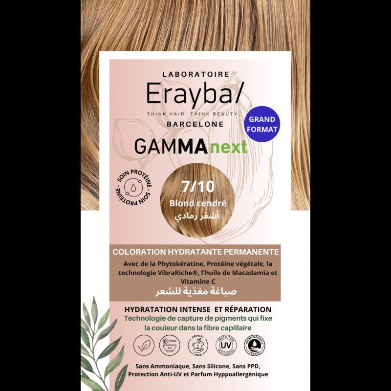 erayba-coloration-hydratante-permanente-blond-cendre-n710_04ba4fc2-2257-4cff-a5a0-c4f093dd4280 Erayba Coloration Hydratante Permanente Blond Cendre N°7.10 – Image 1