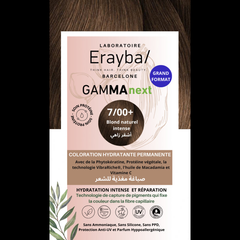 erayba-coloration-hydratante-permanente-blond-naturel-intense-n700_20261859-c439-4c65-9597-c05441345ac6 Erayba Coloration Hydratante Permanente Blond Naturel Intense N°7.00+ – Image 1