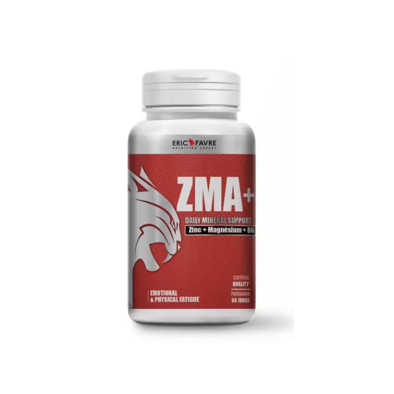 ERIC FAVRE ZMA+ 120 Capsules Complément Alimentaire Zinc Magnésium Vitamine B6 Récupération Sommeil - photo 2