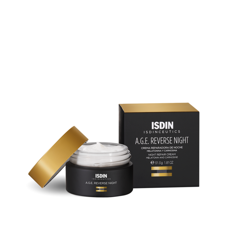ISDIN A.G.E Reverse Night Crème 51.5g Crème Nuit Anti-Âge Réparatrice Rides Fermeté Éclat - photo 3