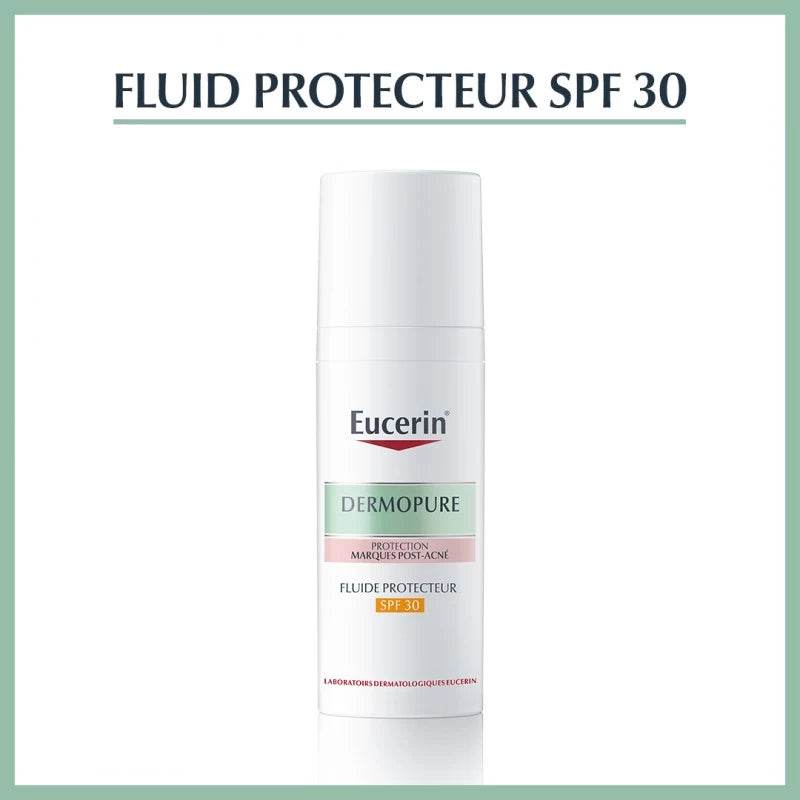 eucerin-dermopure-fluide-protecteur-spf-30-50ml-parapharmacie-enligne-prix-maroc6 Eucerin Dermo Purifyer UV Sun Fluide SPF30 50ml – Image 1