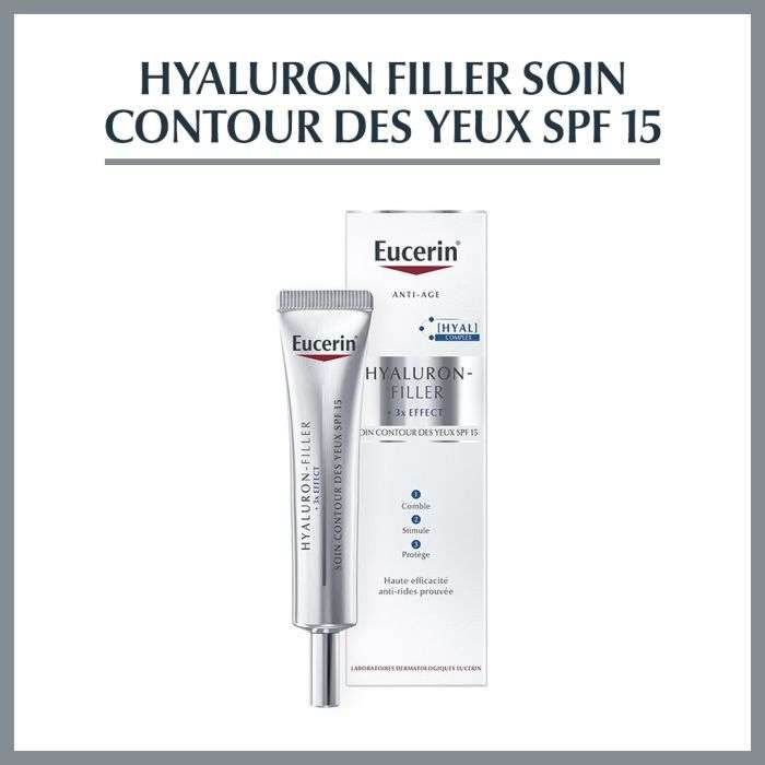 eucerin-eucerin-hyaluron-filler3-effect-soin-contour-des-yeux-spf15-15-ml-soins-contours-yeux-parapharmacie-enligne-prix-maroc Eucerin HYALURON-FILLER Soin Contour Des Yeux SPF15 15ml – Image 1
