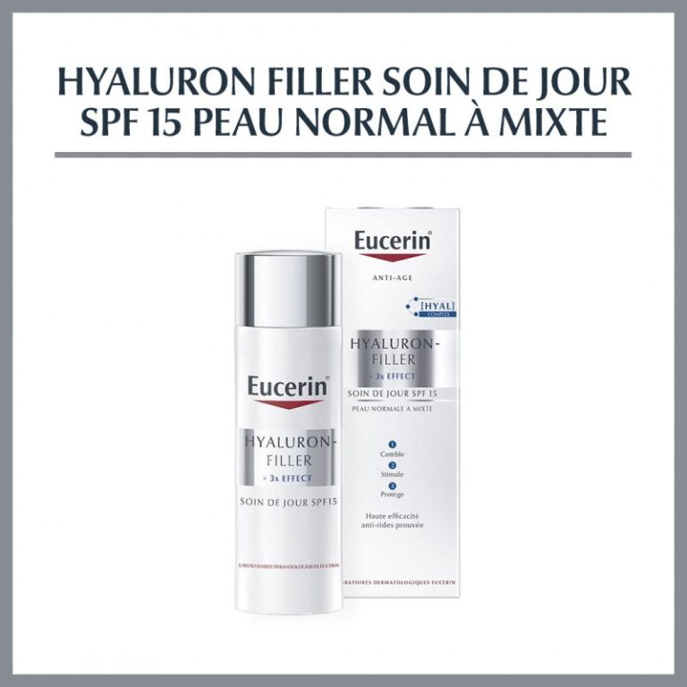 Eucerin Hyaluron Filler Jour Peau Normale à Mixte SPF 15 - photo 2
