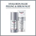 EUCERIN HYALURON-FILLER Peeling & Sérum Nuit 30ml Double Action Anti-Rides Exfoliation Douce Acide Hyaluronique Régénération
