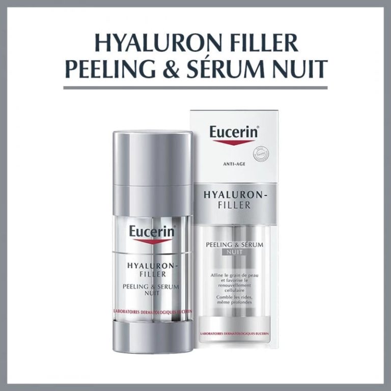 EUCERIN HYALURON-FILLER Peeling & Sérum Nuit 30ml Double Action Anti-Rides Exfoliation Douce Acide Hyaluronique - photo 2