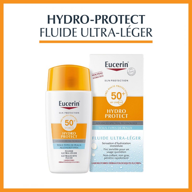 eucerin-sun-hydro-protect-fluide-spf-50-50ml-1 Eucerin Sun Hydro Protect Fluide SPF 50+ 50ml – Image 1